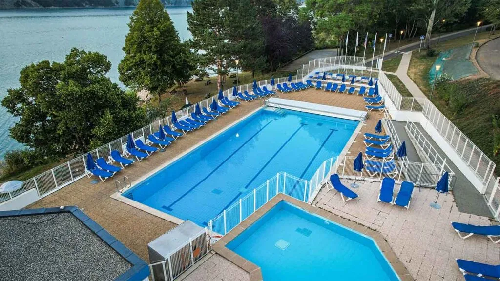 vue piscine